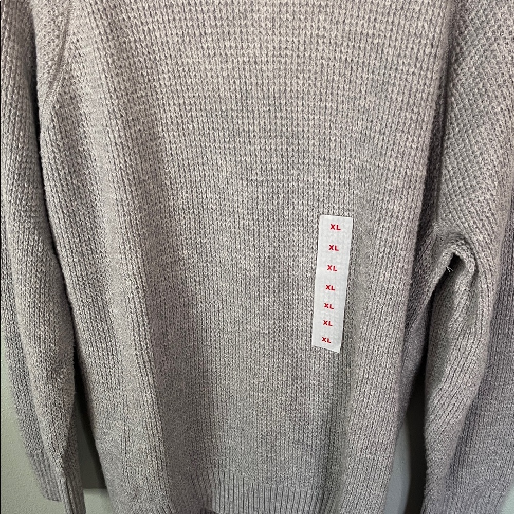 Old Navy Gray Knit Sweater - Picture 9 of 14